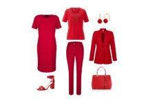 "Lady in Red" mit Mode von Cornelia