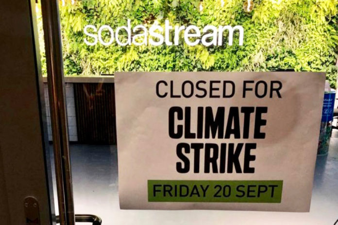 SodaStream schliesst sich Klimastreik an