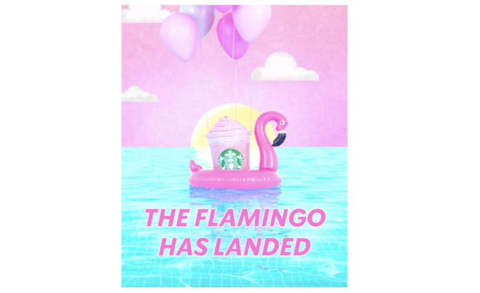 er neue Ruby Flamingo Frappuccino von Starbucks