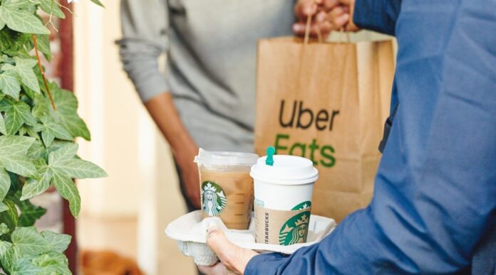 Starbucks Lieblinge auf Knopfdruck mit Uber Eats