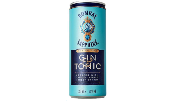 Ready-to-Drink - Gin & Tonic von Bombay Saphire