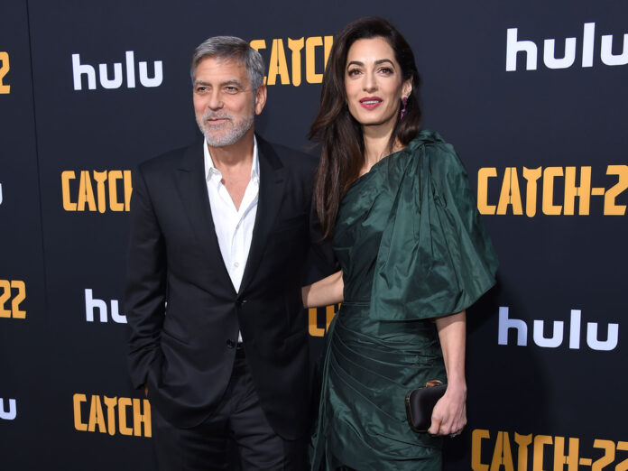 George und Amal Clooney auf einer Veranstaltung in Hollywood