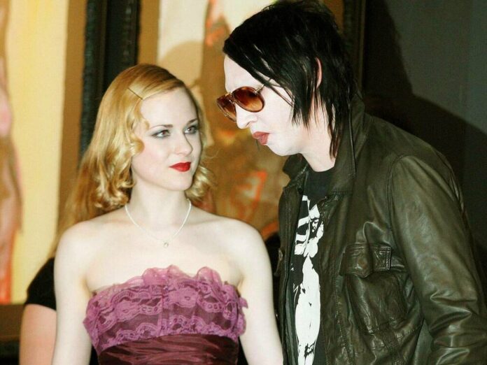 Evan Rachel Wood und Marilyn Manson im Jahr 2007.