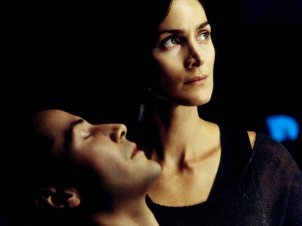 Keanu Reeves und Carrie-Anne Moss in "Matrix Reloaded" (2003)