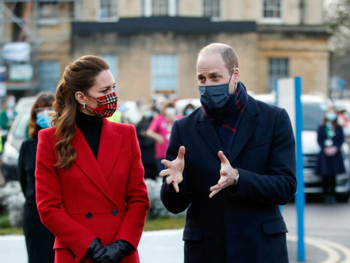 Prinz William und Herzogin Kate setzen ihre Popularität im Sinne der Impfkampagne ein.
