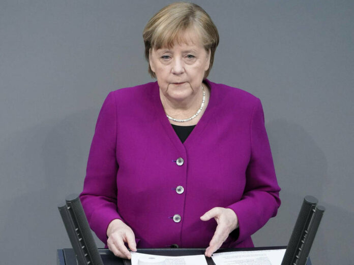 Angela Merkel wird am Sonntag bei 