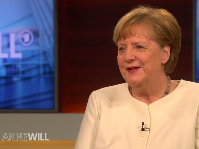 Angela Merkel im ARD-Polittalk 
