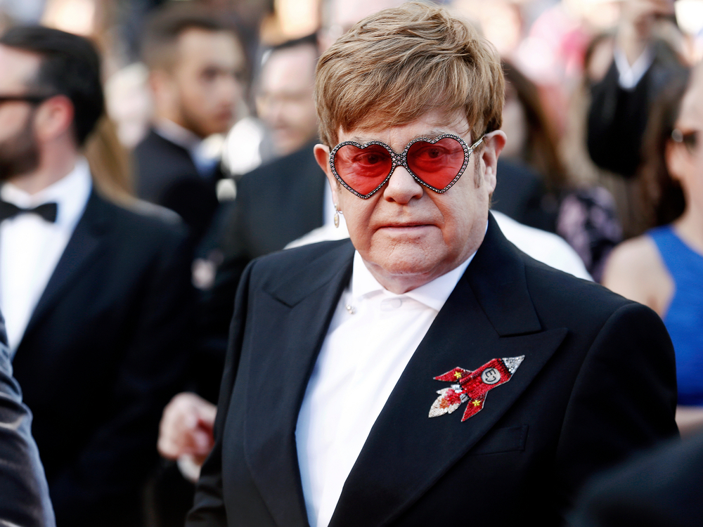 Elton John bei der Filmpremiere zu "Rocketman" 2019.