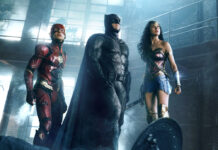 Drei der sechs Mitglieder der "Justice League": The Flash (Ezra Miller