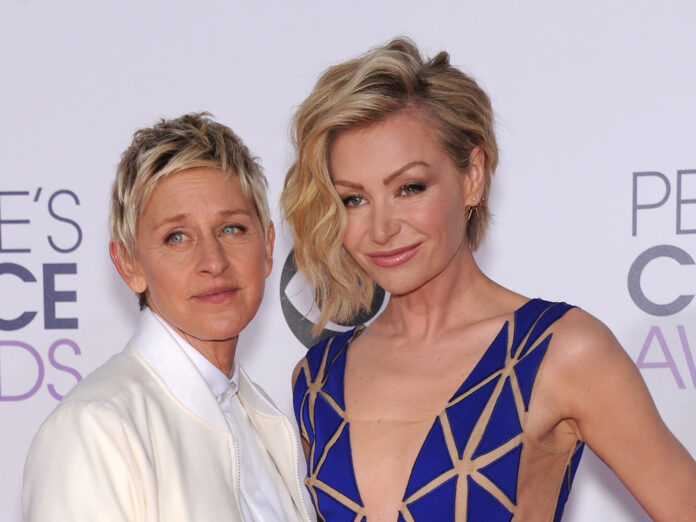 Ellen DeGeneres und Portia de Rossi (re.) sind seit 2008 verheiratet.