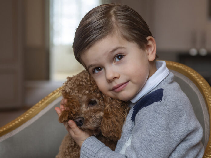 Prinz Oscar von Schweden feiert seinen fünften Geburtstag.