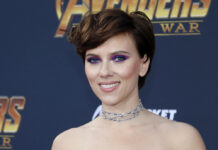 Scarlett Johansson auf der Premiere von "Avengers: Infinity War".