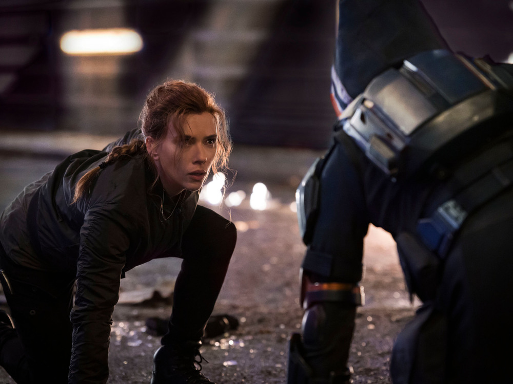 Scarlett Johansson in "Black Widow".