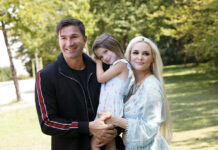Glückliche Familie: Daniela Katzenberger mit Töchterchen Sophia und Ehemann Lucas Cordalis