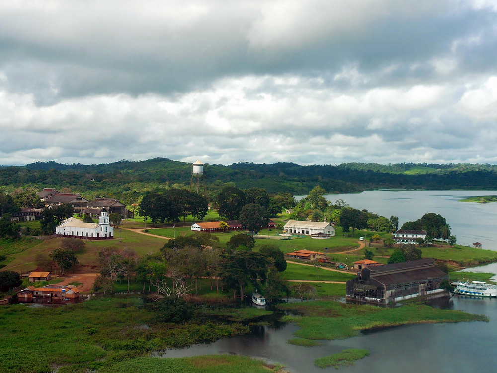Eigentlich ein idyllischer Anblick: "Fordlandia" im brasilianischen Dschungel