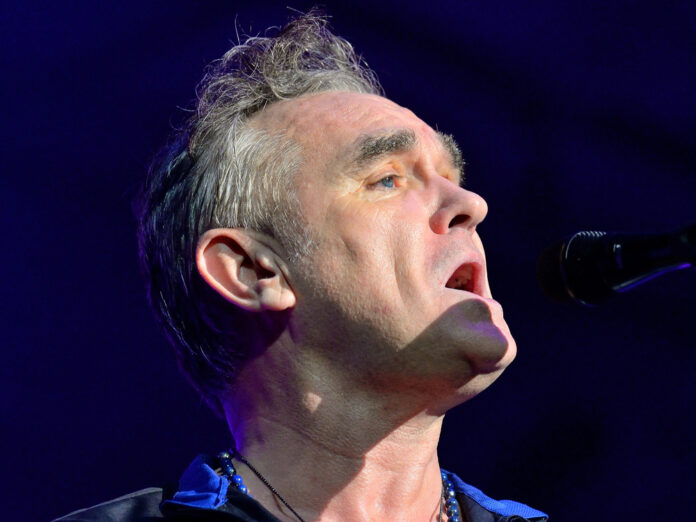 Morrissey bei einem Auftritt in Barcelona
