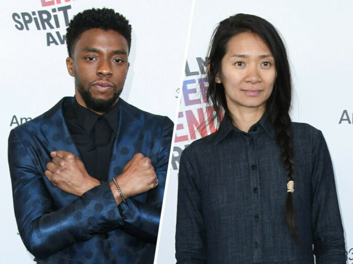 Sie dürften die größten Chancen auf einen Oscar haben: Der 2020 verstorbene Chadwick Boseman und Regisseurin Chloé Zhao.