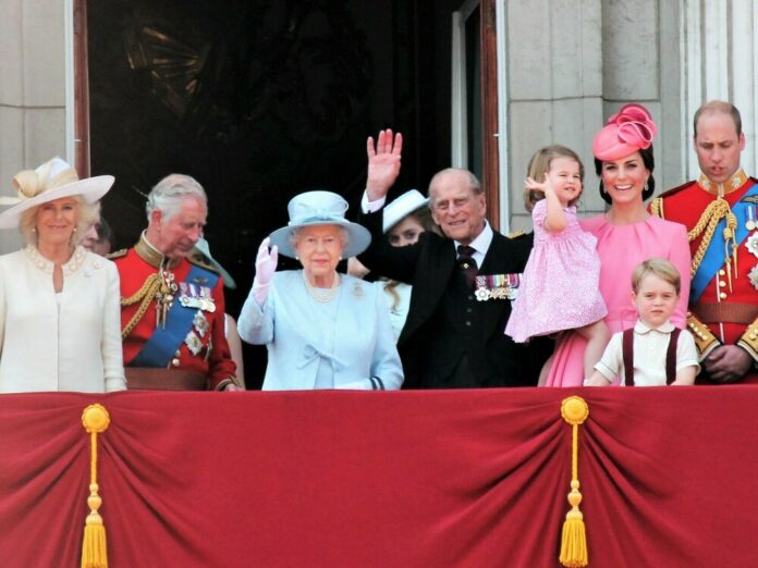 Die britische Königsfamilie im Juni 2017.