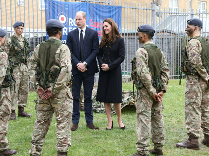 Prinz William und Herzogin Kate während ihres Besuchs in London