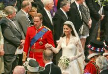 Prinz William und Herzogin Kate bei ihrer Hochzeit am 29. April 2011