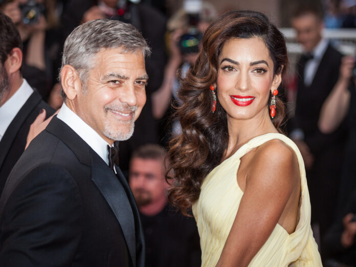 George Clooney an der Seite seiner zweiten Ehefrau Amal