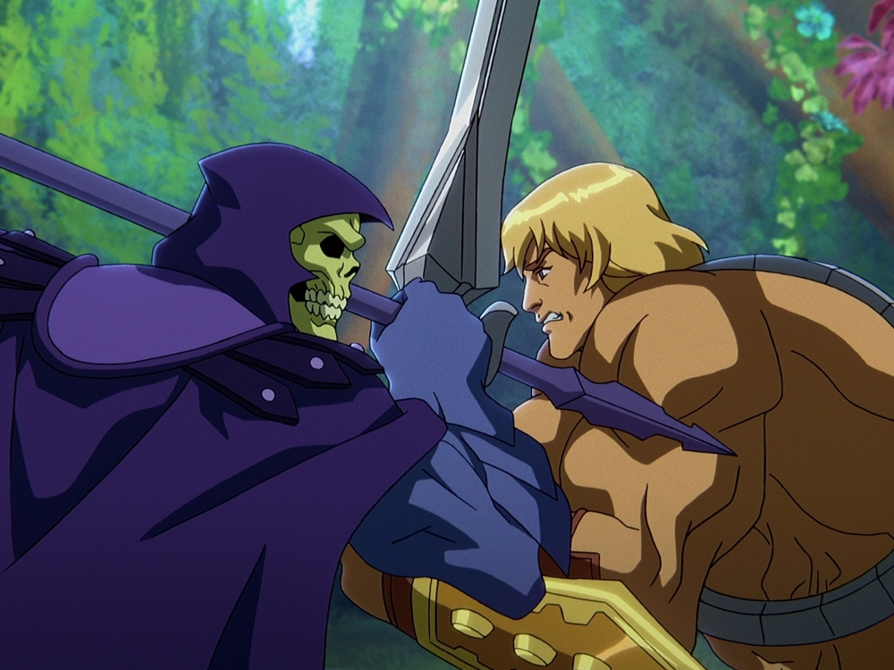 Skeletor und He-Man kämpfen in der neuen Serie "Masters of the Universe: Revelation".