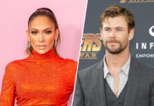 Jennifer Lopez (l.) und Chris Hemsworth setzten zum Muttertag Social-Media-Posts ab.
