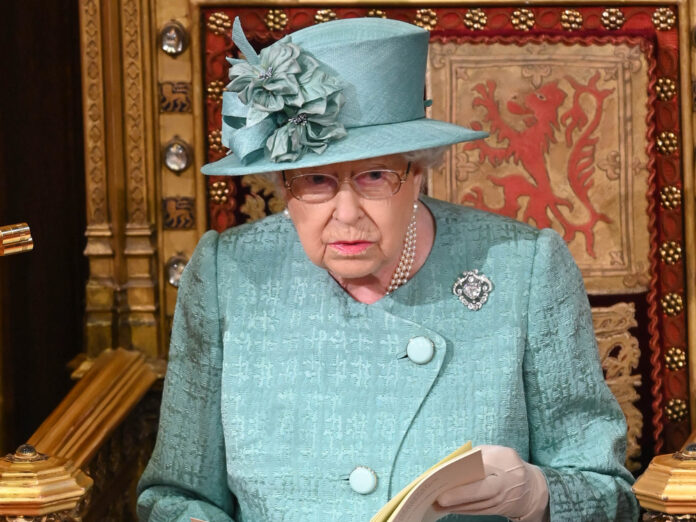Queen Elizabeth II. bei der Parlamentsersöffnung im Dezember 2019
