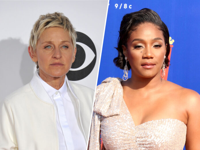 Wird Tiffany Haddish (r.) nach Ellen DeGeneres die neue Queen der US-Talkshow-Moderatoren?