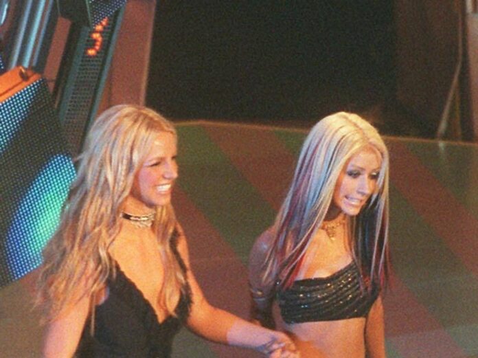 Christina Aguilera und Britney Spears bei einem gemeinsamen Auftritt.