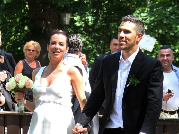 Bushido und Anna-Maria Ferchichi bei ihrer Hochzeit 2012.