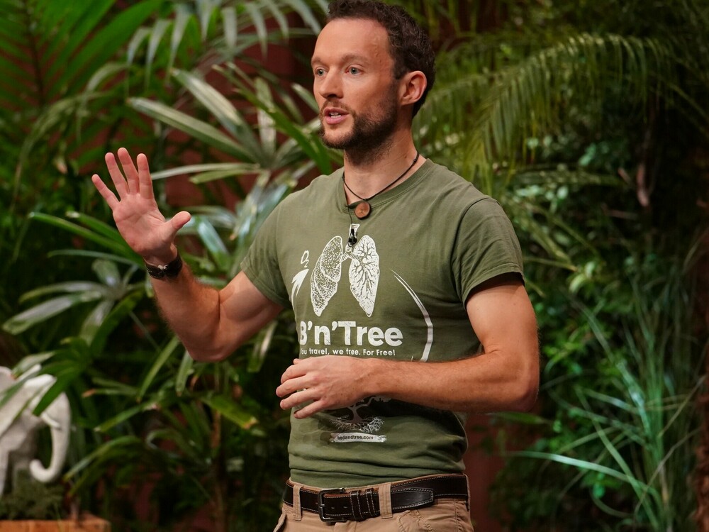Chris Kaiser stellt sein Start-up B'n'Tree vor.