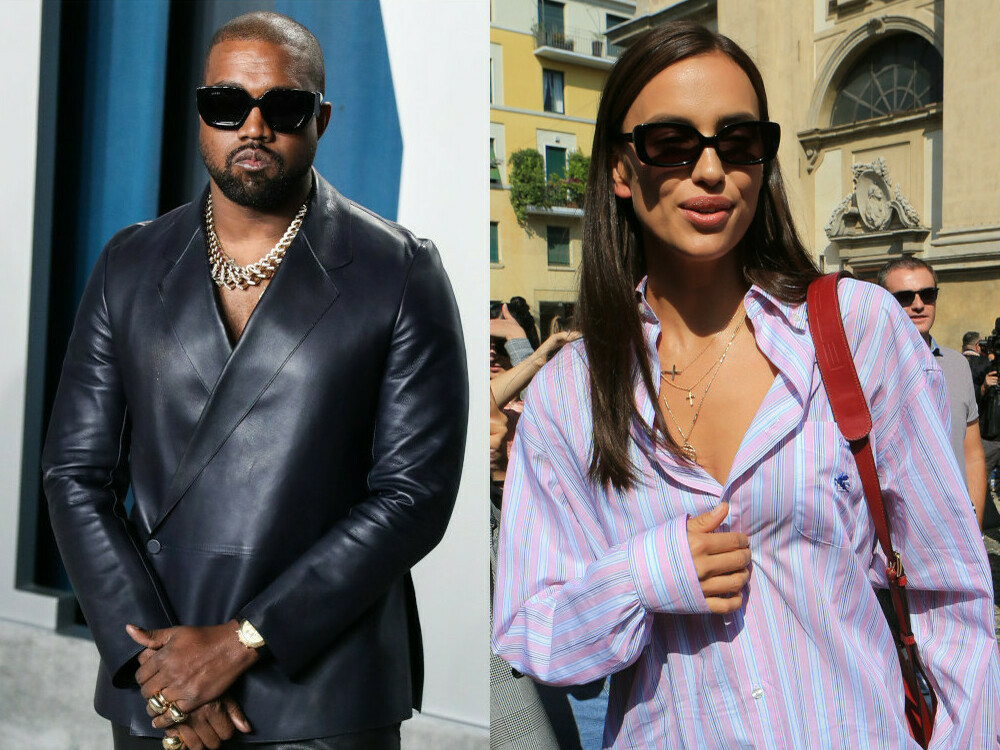 Kanye West und Irina Shayk waren zusammen in Frankreich.
