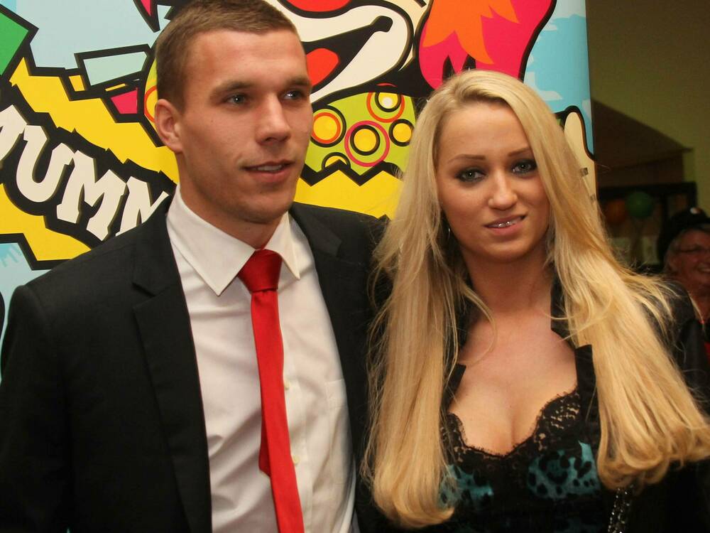 Lukas Podolski und Ehefrau Monika heirateten 2011.
