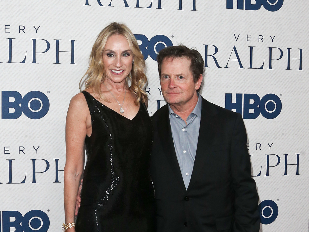 Michael J. Fox an der Seite seiner Frau Tracy Pollan