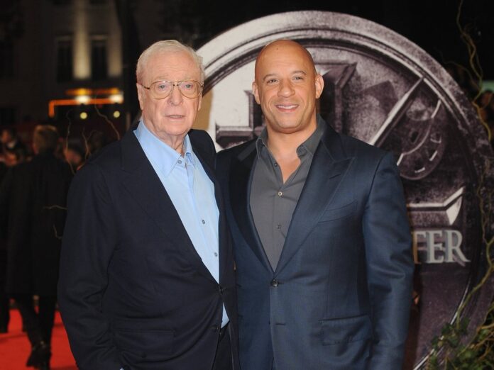 Michael Caine (l.) und Vin Diesel bei der Premiere von 