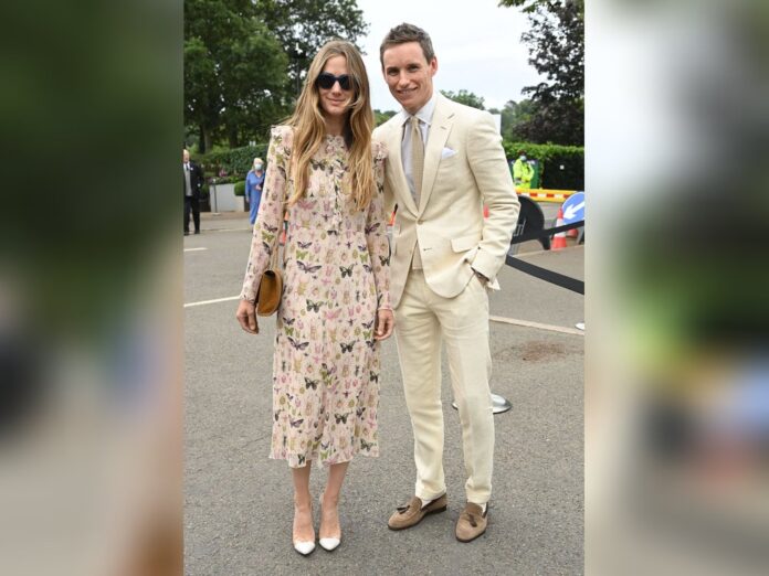 Eddie Redmayne und Frau Hannah gaben in Wimbledon ein stylisches Paar ab.