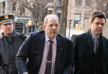 Harvey Weinstein bei seinem Prozess in New York.