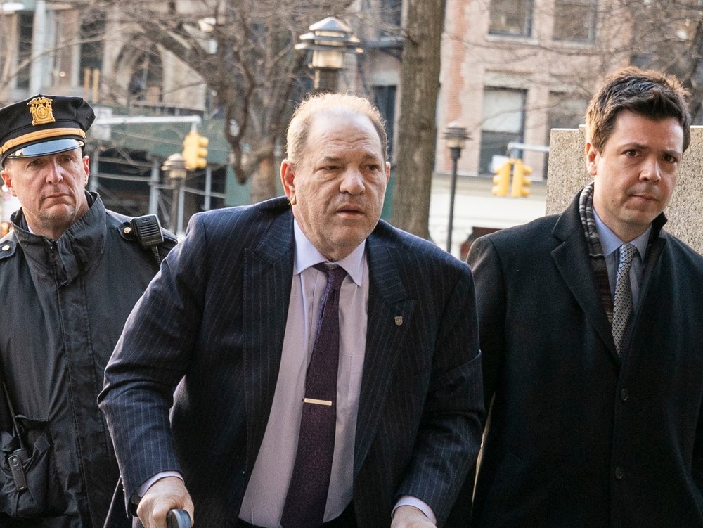 Harvey Weinstein bei seinem Prozess in New York.