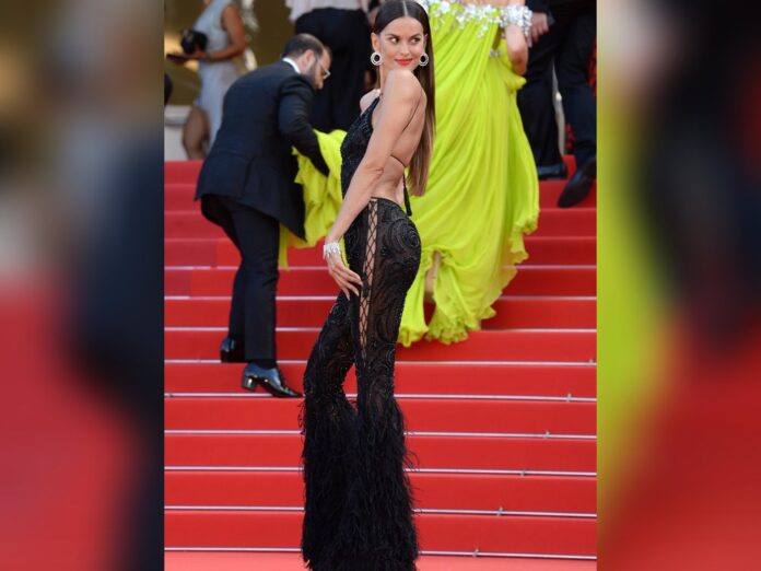 Izabel Goulart legte in Cannes einen sexy Auftritt hin.