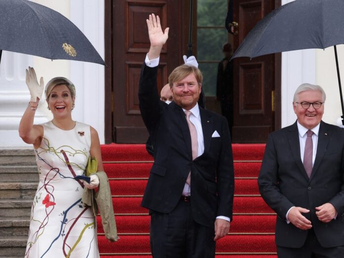 Das niederländische Königspaar Máxima und Willem-Alexander besuchte Bundespräsident Frank-Walter Steinmeier in Berlin.