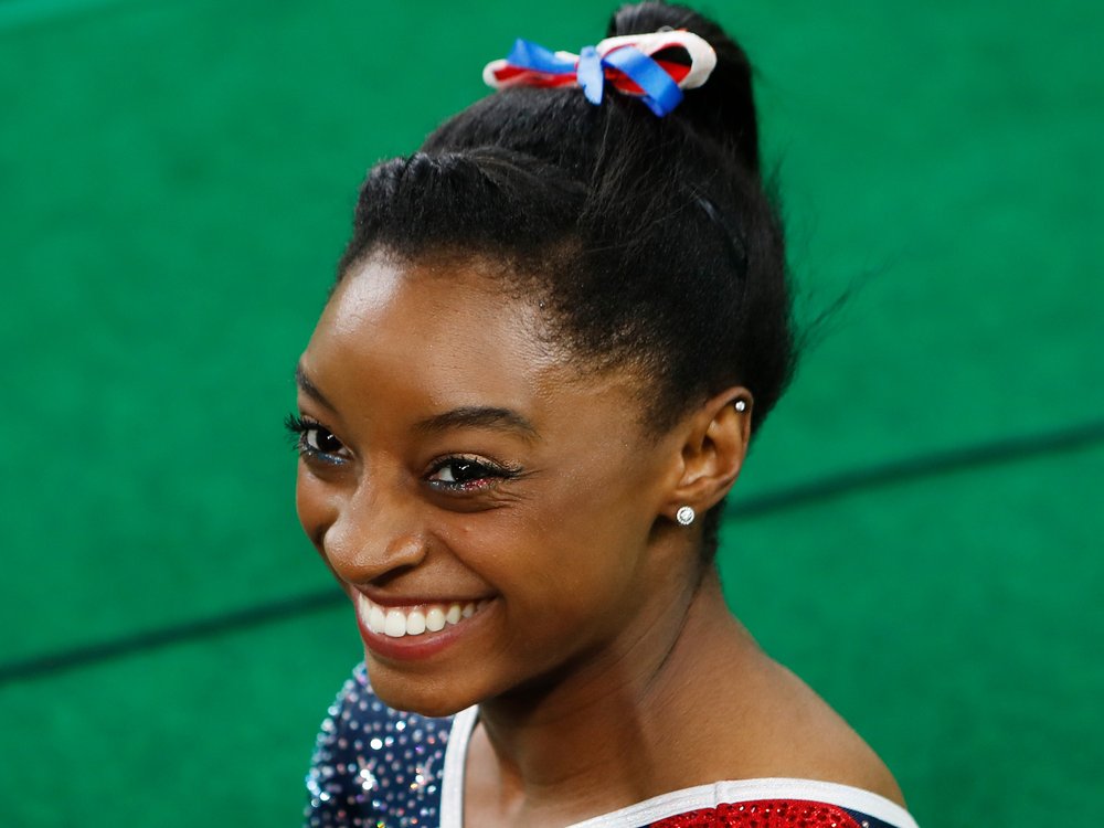 Simone Biles 2016 bei den Olympischen Spielen in Rio