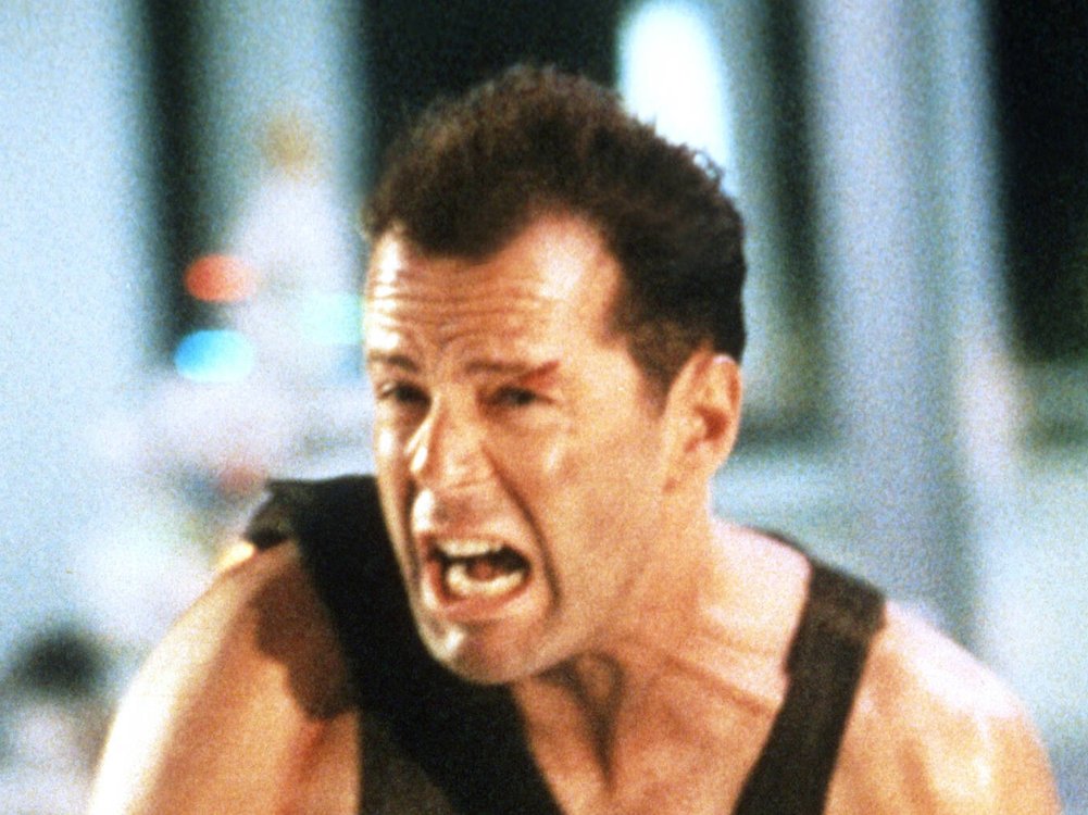Bruce Willis in der "Stirb langsam"-Reihe.