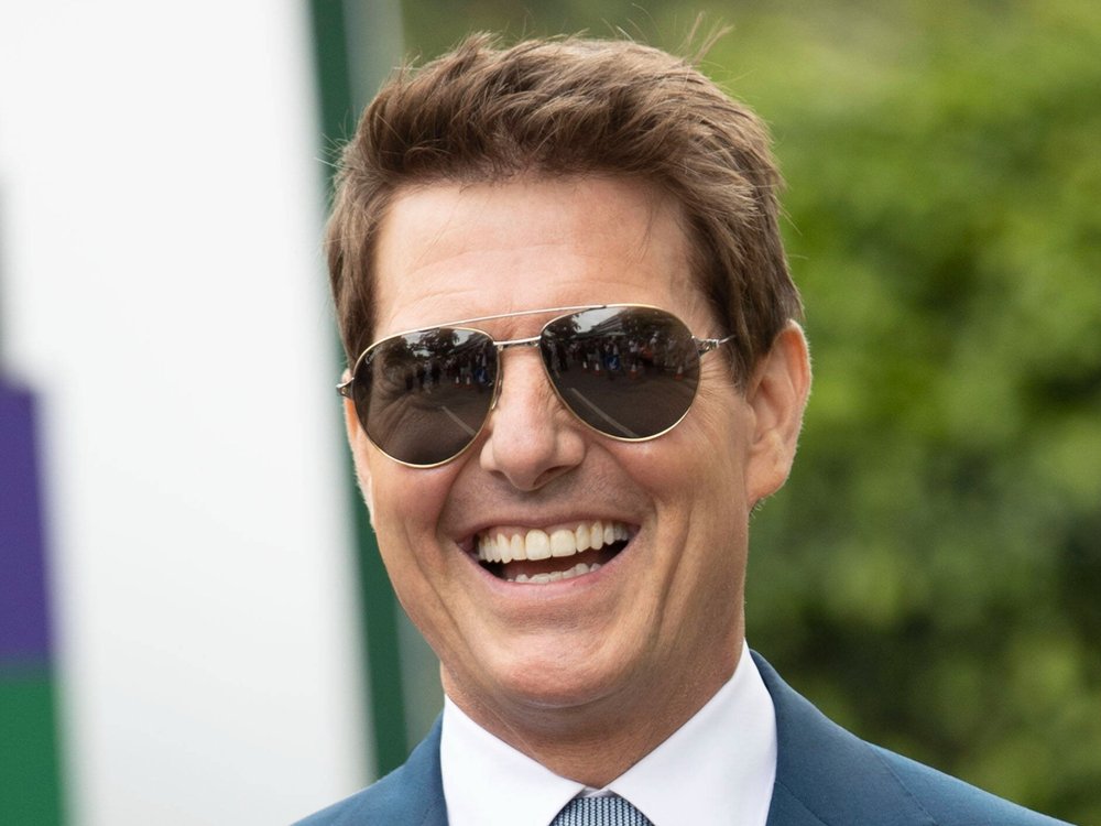 Tom Cruise am gestrigen Sonntag beim Wimbledon-Finale.