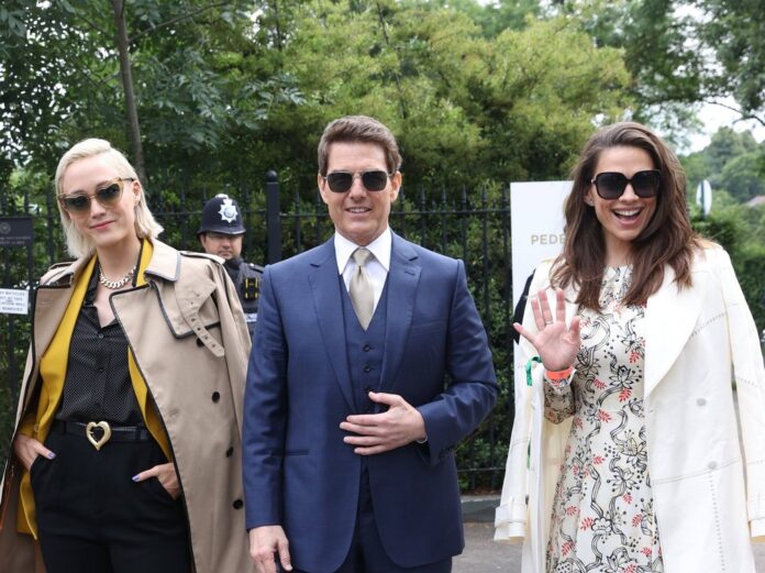 Tom Cruise besucht Wimbledon.