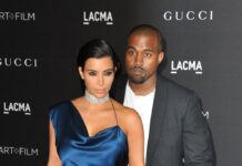 Kim Kardashian und Kanye West bei einem gemeinsamen Auftritt in Los Angeles.