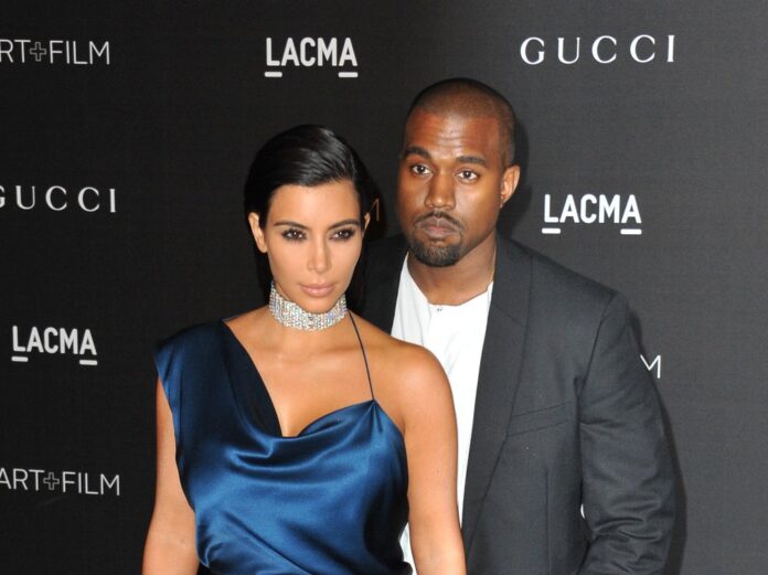 Kim Kardashian und Kanye West bei einem gemeinsamen Auftritt in Los Angeles.
