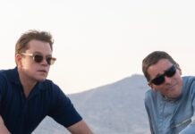 Christian Bale (r.) und Matt Damon mimen die stets zankenden Freunde und Kollegen Ken Miles und Carroll Shelby.