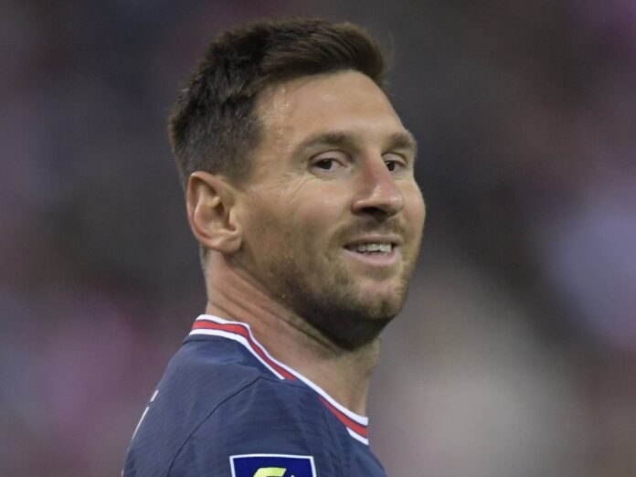 Lionel Messi während seines ersten Spiels für Paris Saint-Germain.