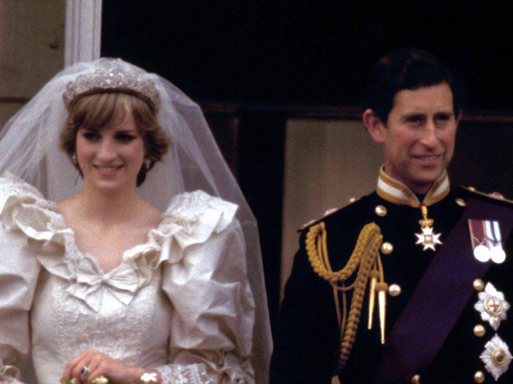 Prinzessin Diana und Prinz Charles bei ihrer Hochzeit im Jahr 1981.